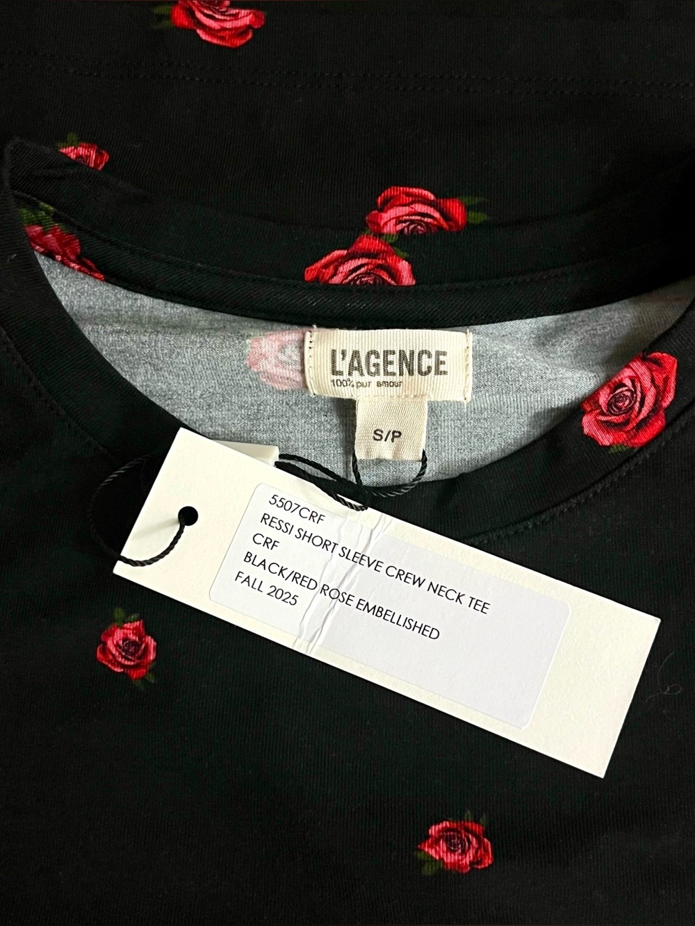 L’AGENCE Ressi Printed Jersey Top - Picture 9 of 10